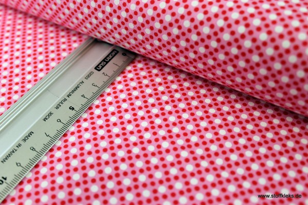 Baumwolle | bedruckt | Michael Miller Fabrics | Patt #CX6322 | Dim Dots | rosa pink