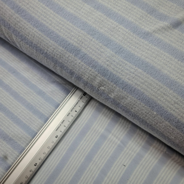 Bekleidungsfrotte | doubleface | stripes | hellblau