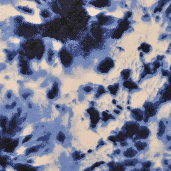 Sommersweat | French Terry | Batik | blau