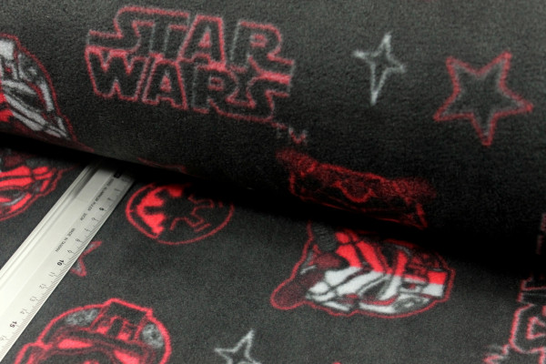 Fleece | bedruckt | Anti Pilling | STAR WARS | schwarz