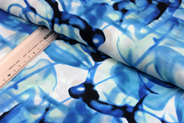 Chiffon | watercolor | blau