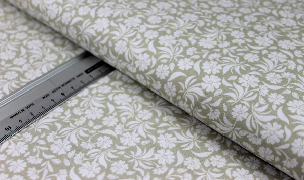 Baumwolle | bedruckt | les petit fleur | beige